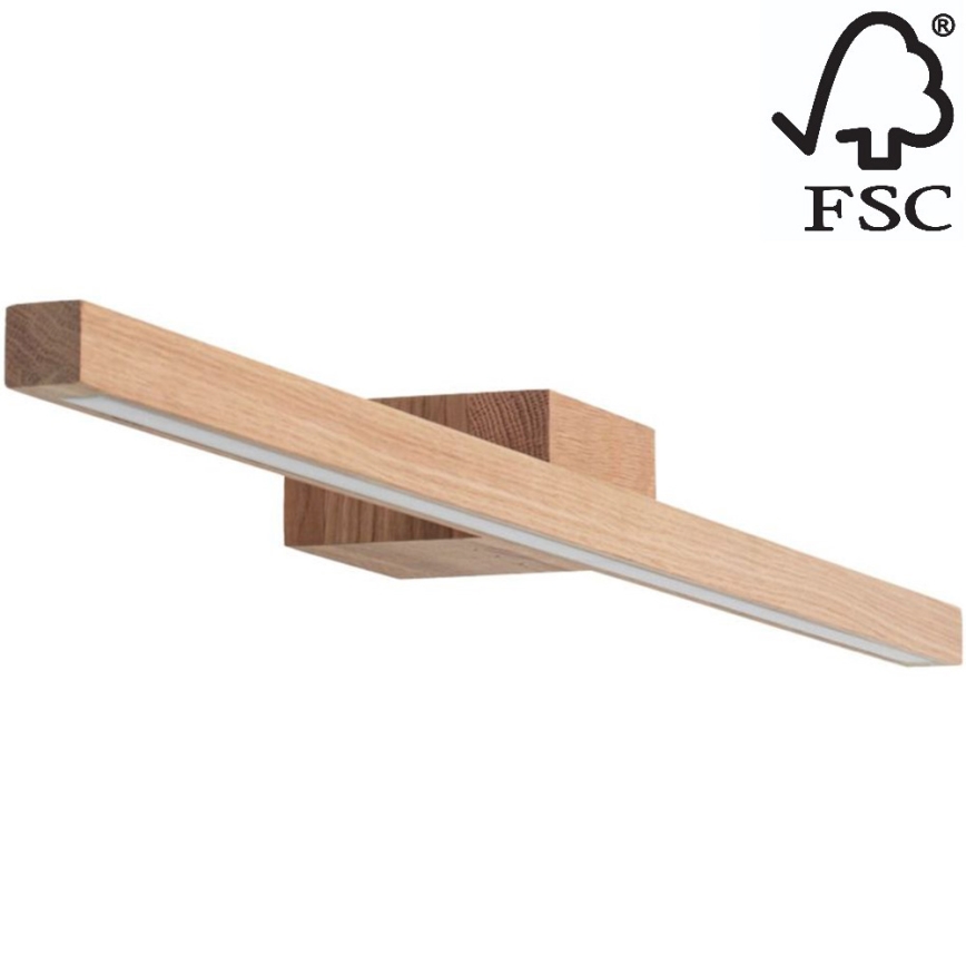 LED Підсвітка для дзеркала для ванної AQUAVIVA LED/12W/230V 80 см IP44 дуб – FSC сертифіковано