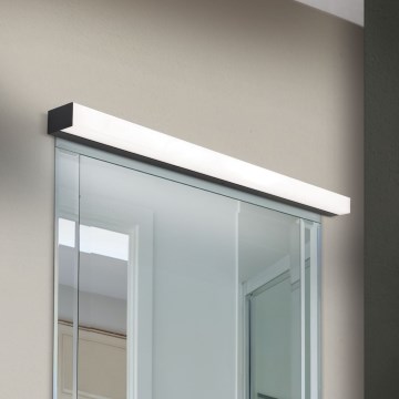 LED Підсвітка для дзеркала для ванної HORIZON LED/18W/230V 3000/4000K 90 см IP44 чорний