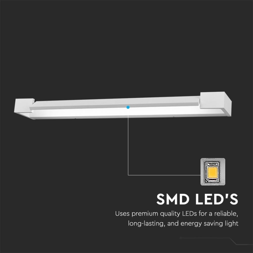 LED Підсвітка для дзеркала для ванної LED/16W/230V 3000K IP44 60 см білий