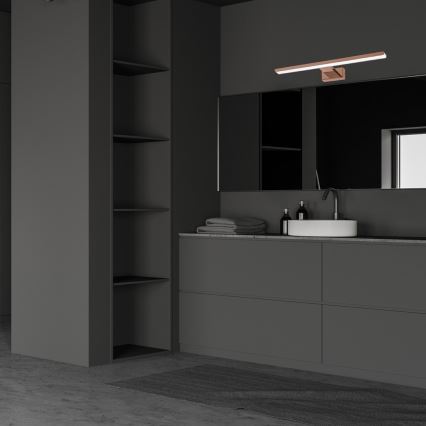 LED Підсвітка для дзеркала для ванної SHINE LED/13,8W/230V IP44 рожеве золото