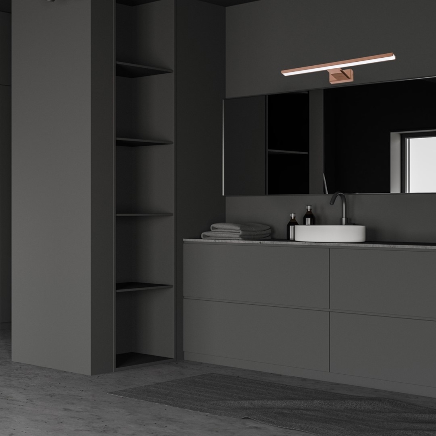 LED Підсвітка для дзеркала для ванної SHINE LED/13,8W/230V IP44 рожеве золото
