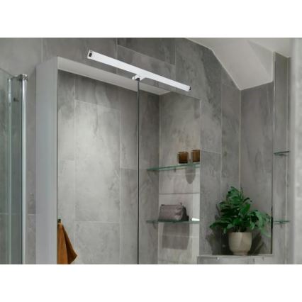 LED-підсвітка для дзеркала у ванній LED/12 Вт/230 В 59,5 см IP44 полірований хром