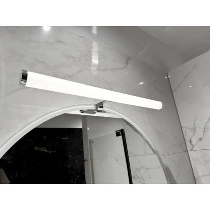 LED-підсвітка для дзеркала у ванній LED/12 Вт/230 В 59,5 см IP44 полірований хром