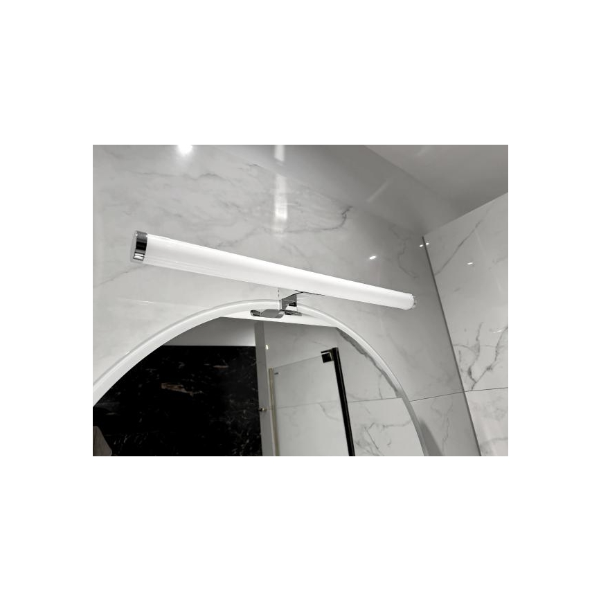LED-підсвітка для дзеркала у ванній LED/12 Вт/230 В 59,5 см IP44 полірований хром