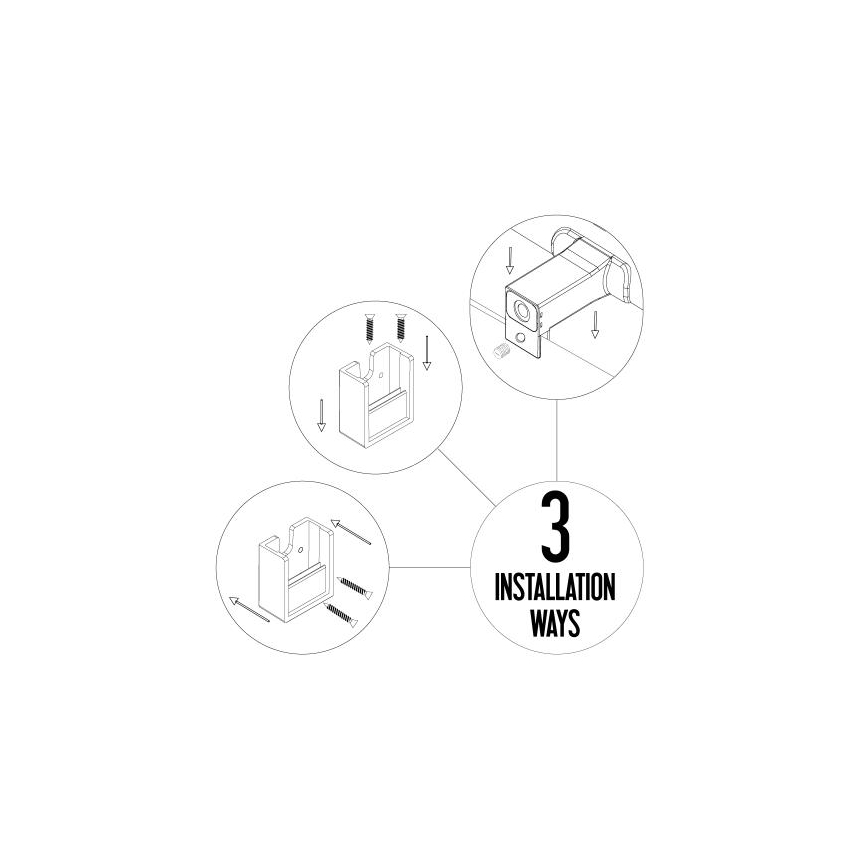 LED-підсвітка для дзеркала у ванній LED/12 Вт/230 В 59,5 см IP44 полірований хром