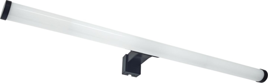 LED-підсвітка для дзеркала у ванній кімнаті, 12 Вт, 230 В, 59,5 см, IP44, чорний