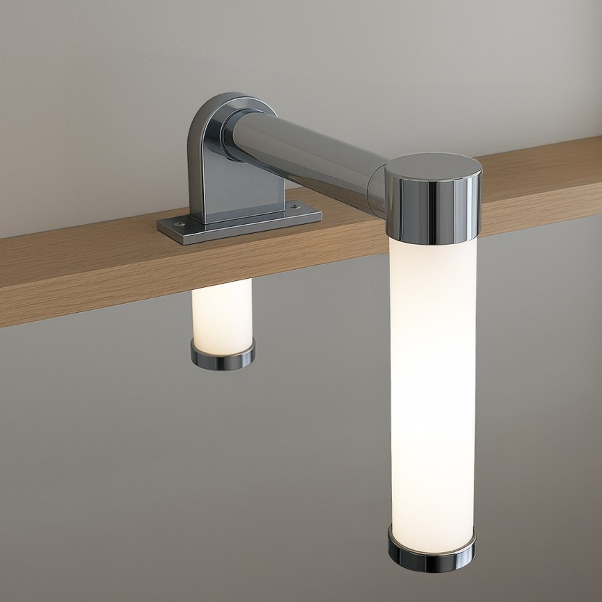 LED-підсвітка дзеркала для ванної кімнати APA MINI LED/4W/230V IP44 глянцевий хром