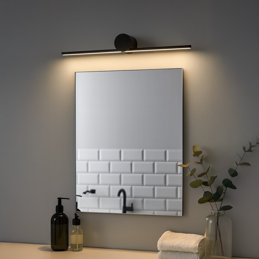 LED-підсвітка дзеркала для ванної кімнати ARTIST LED/6 Вт/230 В 40 см IP44 чорна