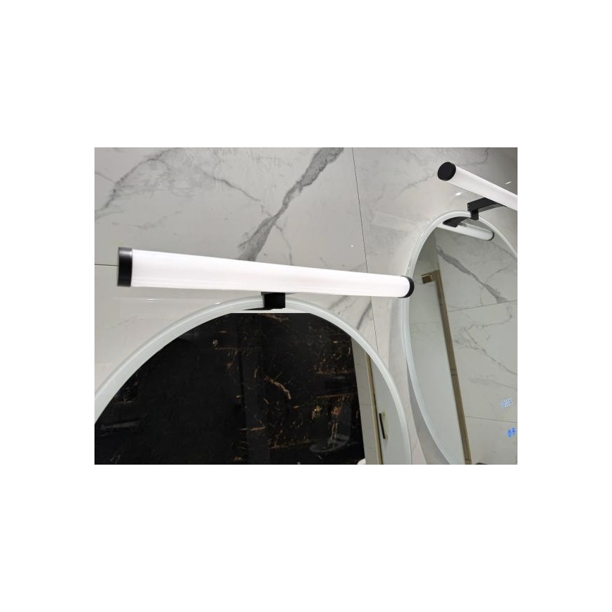 LED-підсвітка дзеркала для ванної кімнати LED/10 Вт/230 В 45 см IP44 чорна