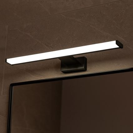 LED-підсвітка дзеркала для ванної кімнати MIRORE, 10 Вт/230 В, 60 см, IP44, чорний