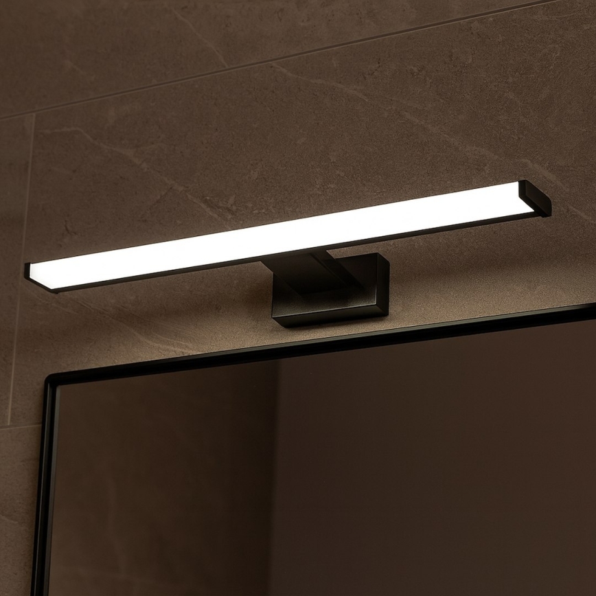 LED-підсвітка дзеркала для ванної кімнати MIRORE, 10 Вт/230 В, 60 см, IP44, чорний