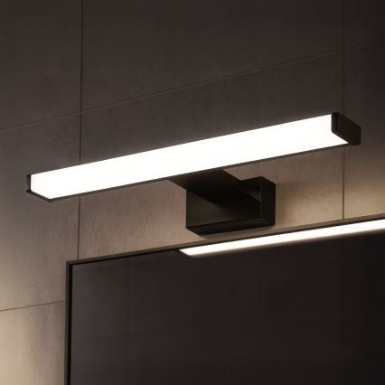 LED підсвітка дзеркала для ванної кімнати MIRORE LED/8 Вт/230 В 40 см IP44 чорна