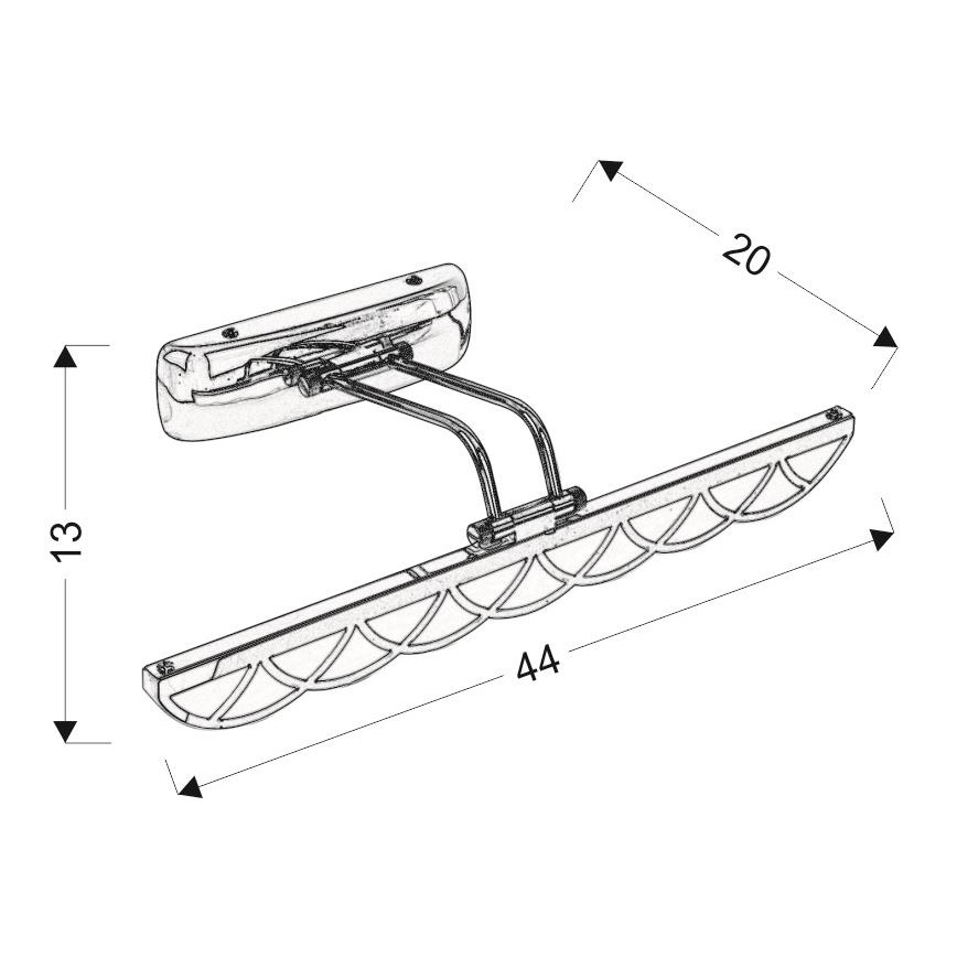 LED Підсвітка дзеркала MOVE LED/6W/230V