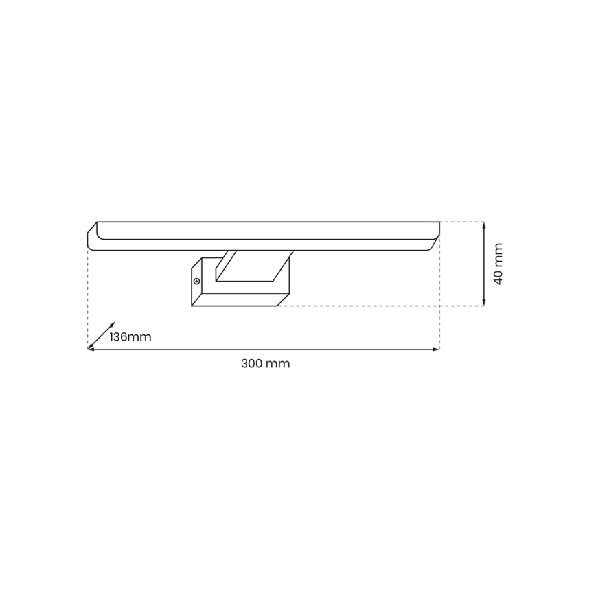 LED підсвітка картин PINTO LED/7W/230V золотий