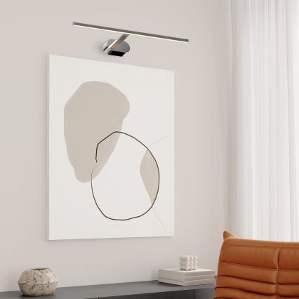 LED Підсвітка картин PRADO LED/11W/230V глянцевий хром