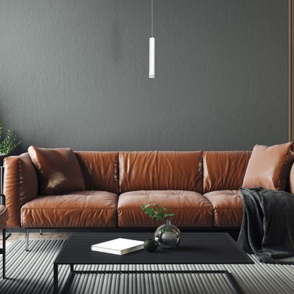 LED Підвісна люстра ALBA 1xLED/5W/230V білий