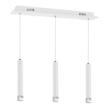 LED Підвісна люстра ALBA 3xLED/15W/230V білий
