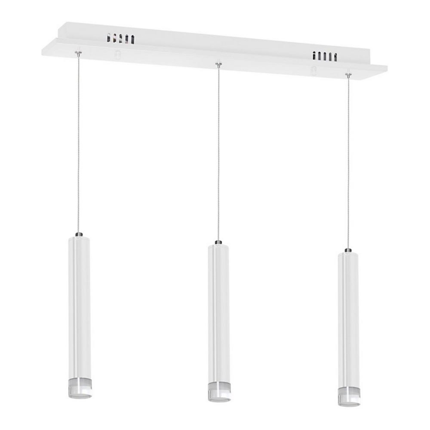 LED Підвісна люстра ALBA 3xLED/15W/230V білий