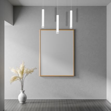 LED Підвісна люстра ALBA 3xLED/15W/230V білий