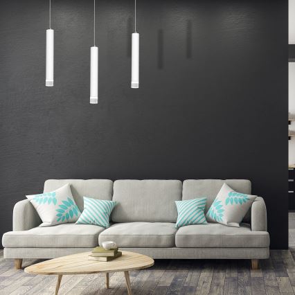 LED Підвісна люстра ALBA 3xLED/15W/230V білий