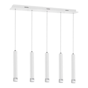 LED Підвісна люстра ALBA 5xLED/25W/230V білий