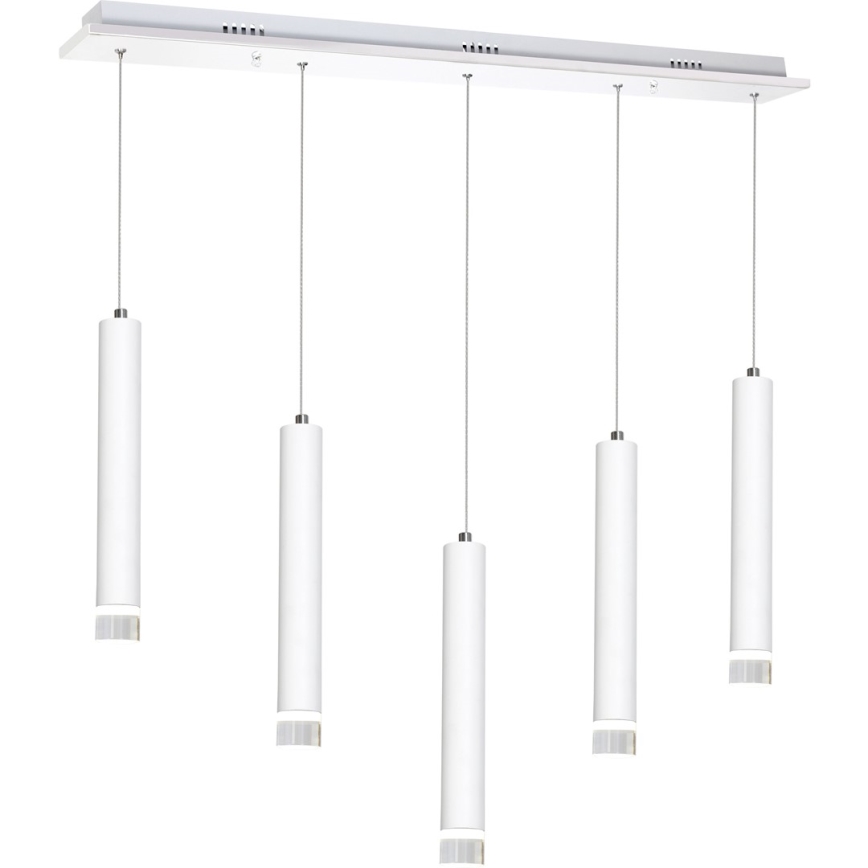 LED Підвісна люстра ALBA 5xLED/25W/230V білий