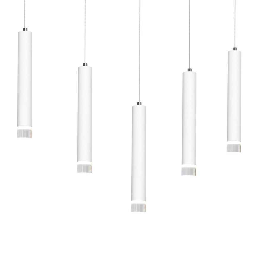 LED Підвісна люстра ALBA 5xLED/25W/230V білий