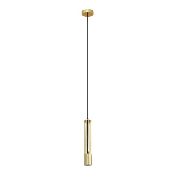 LED Підвісна люстра BARS 1xGU10/4,8W/230V золотий