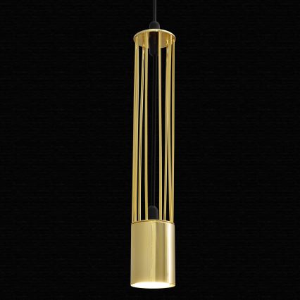 LED Підвісна люстра BARS 1xGU10/4,8W/230V золотий
