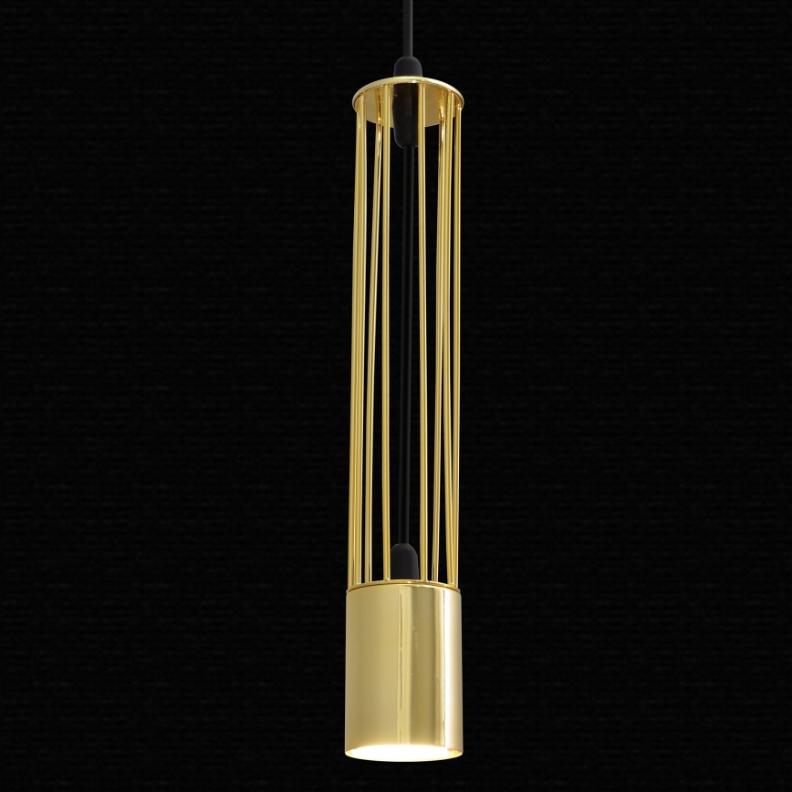 LED Підвісна люстра BARS 1xGU10/4,8W/230V золотий