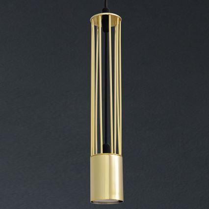 LED Підвісна люстра BARS 1xGU10/4,8W/230V золотий