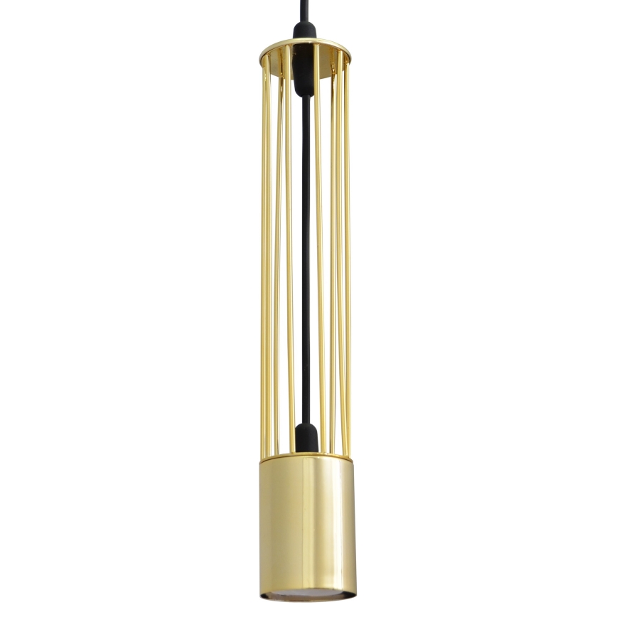 LED Підвісна люстра BARS 1xGU10/4,8W/230V золотий