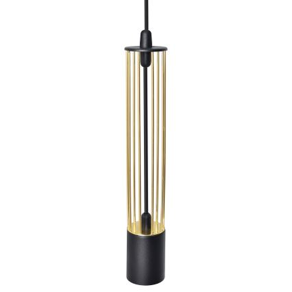 LED Підвісна люстра BARS 3xGU10/4,8W/230V чорний/золотий