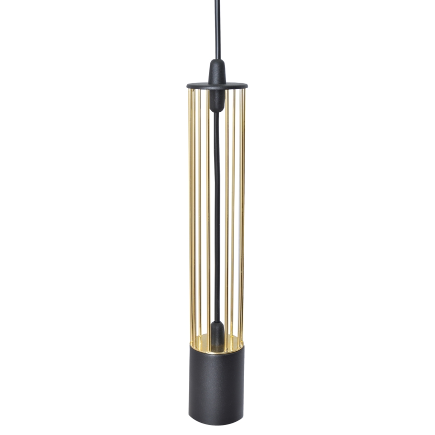 LED Підвісна люстра BARS 3xGU10/4,8W/230V чорний/золотий