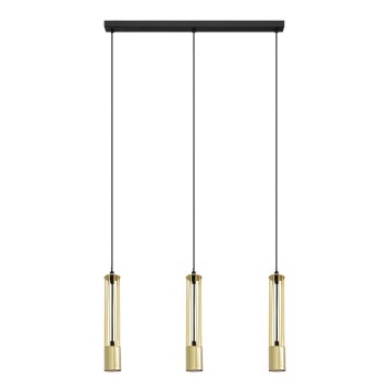 LED Підвісна люстра BARS 3xGU10/4,8W/230V золотий