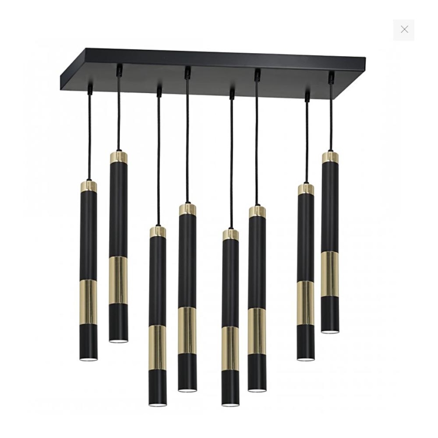 LED Підвісна люстра DALLAS 8xGU10/3W/230V