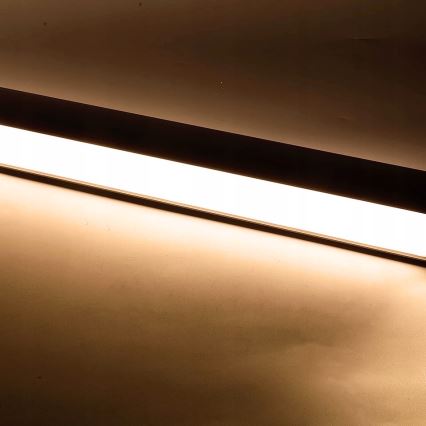 LED-підвісна люстра на тросі LED/44W/230V 3000K 120 см чорна