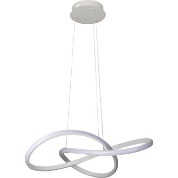 LED підвісна люстра на тросі з можливістю затемнення, 65 Вт, 230 В, 3000–6500 К, діаметр 49 см + пульт дистанційного керування