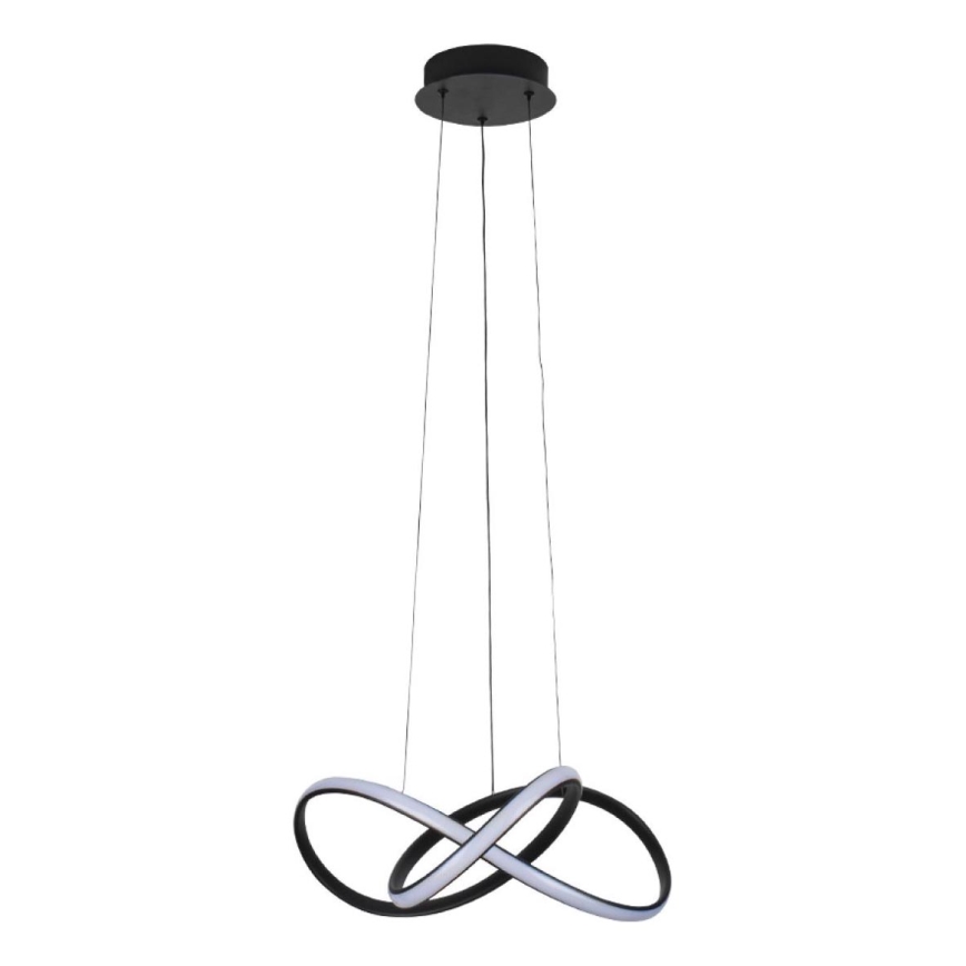 LED-підвісна люстра на тросі з регулюванням яскравості, LED/65W/230V, 3000–6500K, діаметр 49 см + пульт дистанційного керування