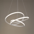 LED-підвісна люстра на тросі з регулюванням яскравості LED/90W/230V 3000-6500K діаметр 47 см + пульт дистанційного керування