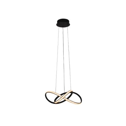 LED-підвісна люстра на тросі з регулюванням яскравості, LED/65W/230V, 3000–6500K, діаметр 49 см + пульт дистанційного керування