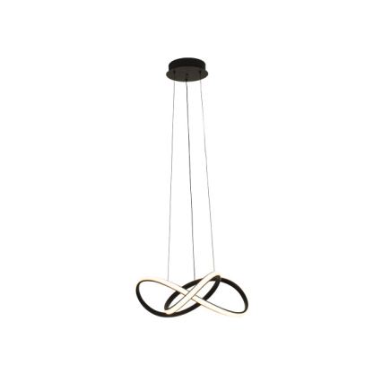 LED-підвісна люстра на тросі з регулюванням яскравості, LED/65W/230V, 3000–6500K, діаметр 49 см + пульт дистанційного керування