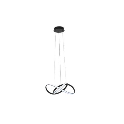 LED-підвісна люстра на тросі з регулюванням яскравості, LED/65W/230V, 3000–6500K, діаметр 49 см + пульт дистанційного керування