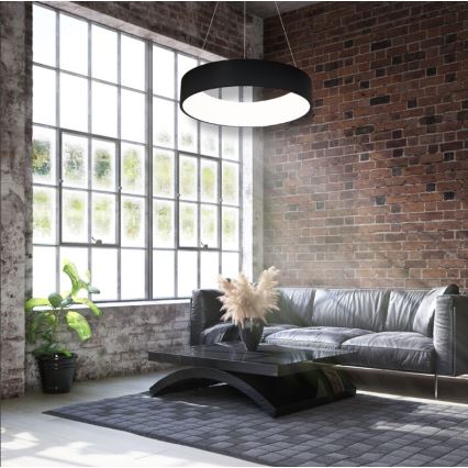 LED Підвісна люстра OHIO BLACK LED/24W/230V