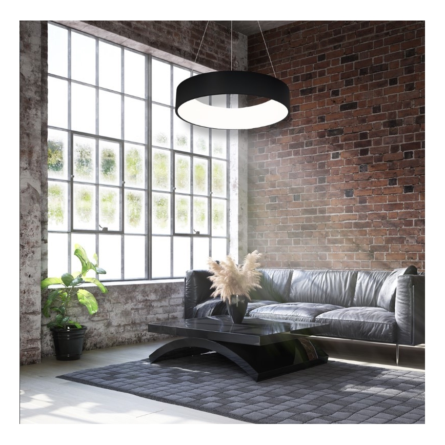 LED Підвісна люстра OHIO BLACK LED/24W/230V