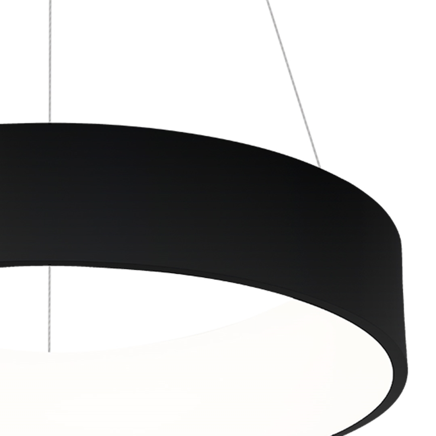 LED Підвісна люстра OHIO BLACK LED/24W/230V