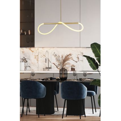 LED підвісна люстра SUPREME LED/22W/230V 100 см золота