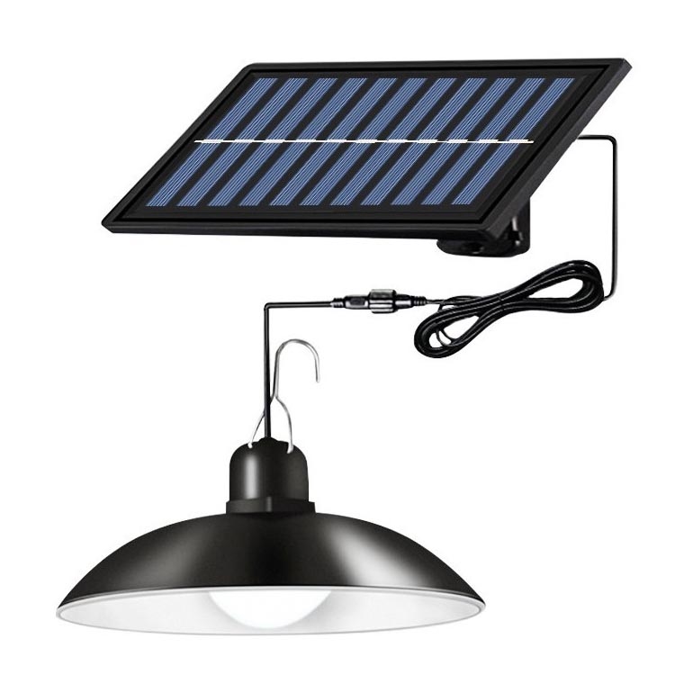 LED Підвісна люстра з регулюванням яскравості на сонячній батареї LED/1,8W/3,7V IP44 6500K 1600 mAh + пульт дистанційного керування