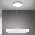 LED підвісна люстра з регульованою яскравістю на тросі KOLK LED/60W/230V 2700/3000/4000K діам. 60 см біла