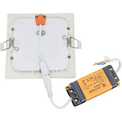 Світильник для ванної кімнати вбудований LED VEGA LED/18W/230V 2800K 22,5 см IP44 сніжно-білий